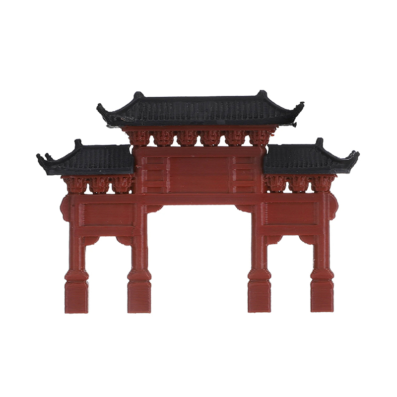Aquarium Fish Japanese - ミニアーチウェイ像古代建物モデル日本の庭の装飾品水槽の装飾品ミニ記念門ミニチュア水槽の装飾品