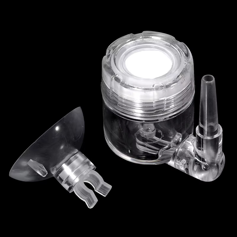 Co2 Diffuser Planted - 透明アクリル水槽CO2ディフューザーアトマイザーキット、プランテッド水槽アクアスケープ用高効率二酸化炭素精製器