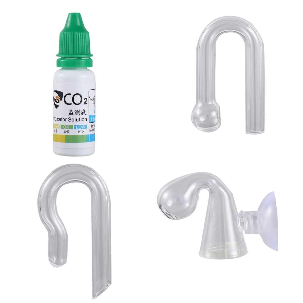 Co2 Diffuser Planted - 長期水槽テスターモニター水生植物用水族館インジケーターモニターCO2ディフューザーガラスドロップチェッカーCO2モニター