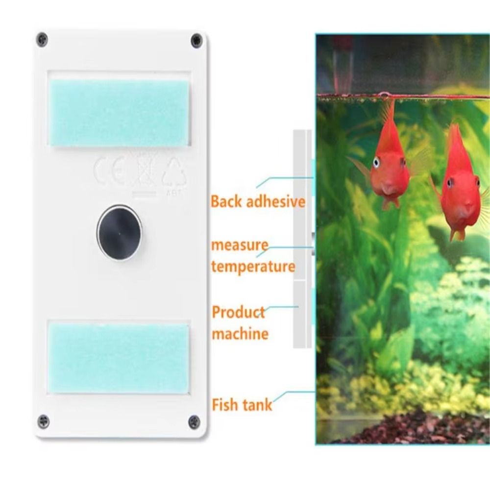 Aquarium Thermometer - LCDデジタルディスプレイミニ水族館温度計防水垂直水温計ゲージフローティング