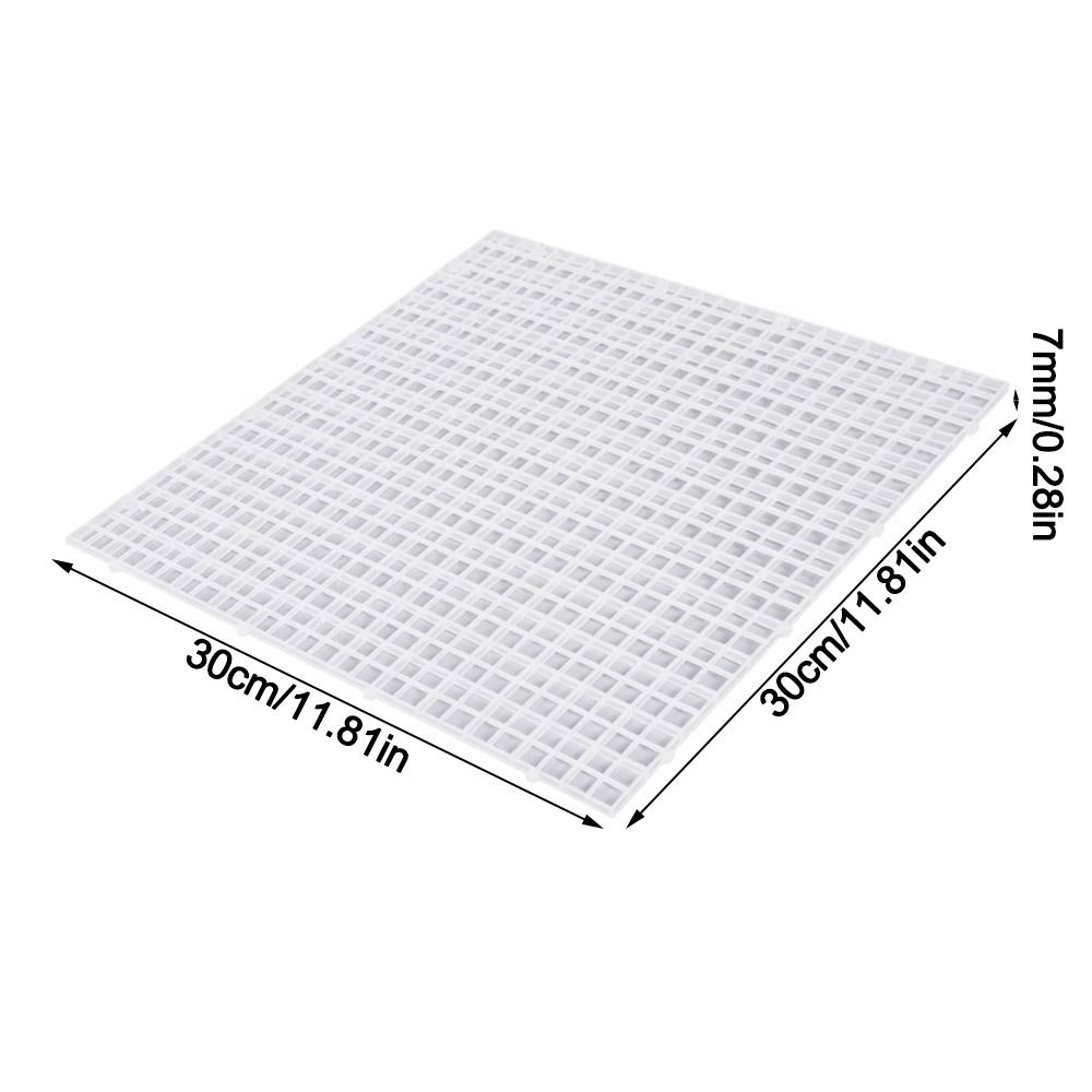 Aquarium Fish Real - 30x15/30x30cm水槽隔離プレート、取り外し可能で連結可能な中空底面フィルタープレート、水槽用底面フィルター