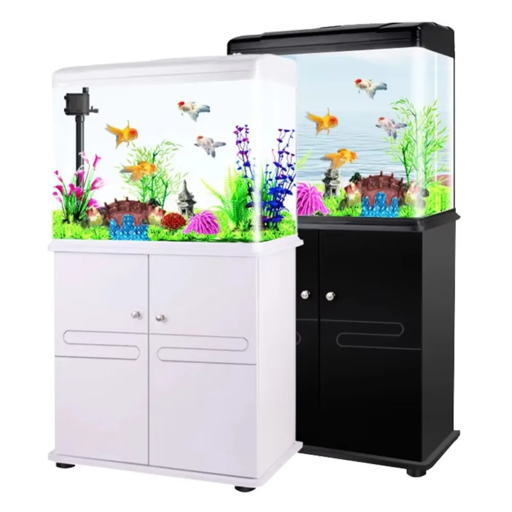 Aquarium Xilong - アクアリウム シロン 中小型 超白ガラス 水槽とベースキャビネット