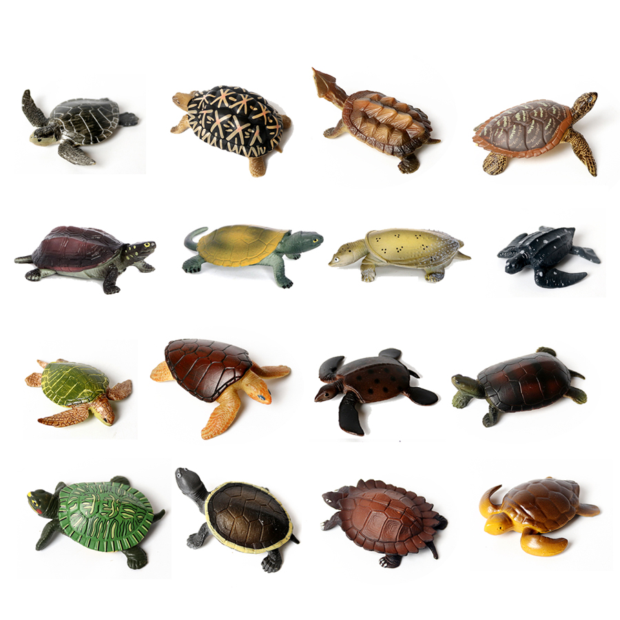 Aquarium Fish Accessories - リアルなミニチュア潜水艦海タートルモデル、海の動物亀の置物、水族館の装飾、水槽の付属品、おもちゃ