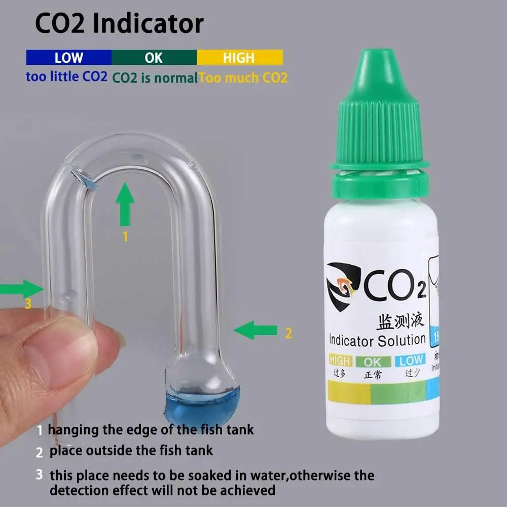 水草水槽用濃度計 CO2インジケーター 魚タンク用CO2ディ - Co2 Diffuser Planted のレビューと価格