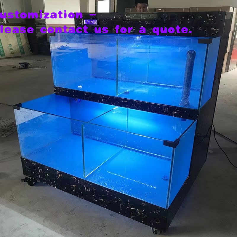 カスタム長方形水槽、スーパーマーケット、ホテル、魚介類市場、 - Aquarium Fish Market のレビューと価格