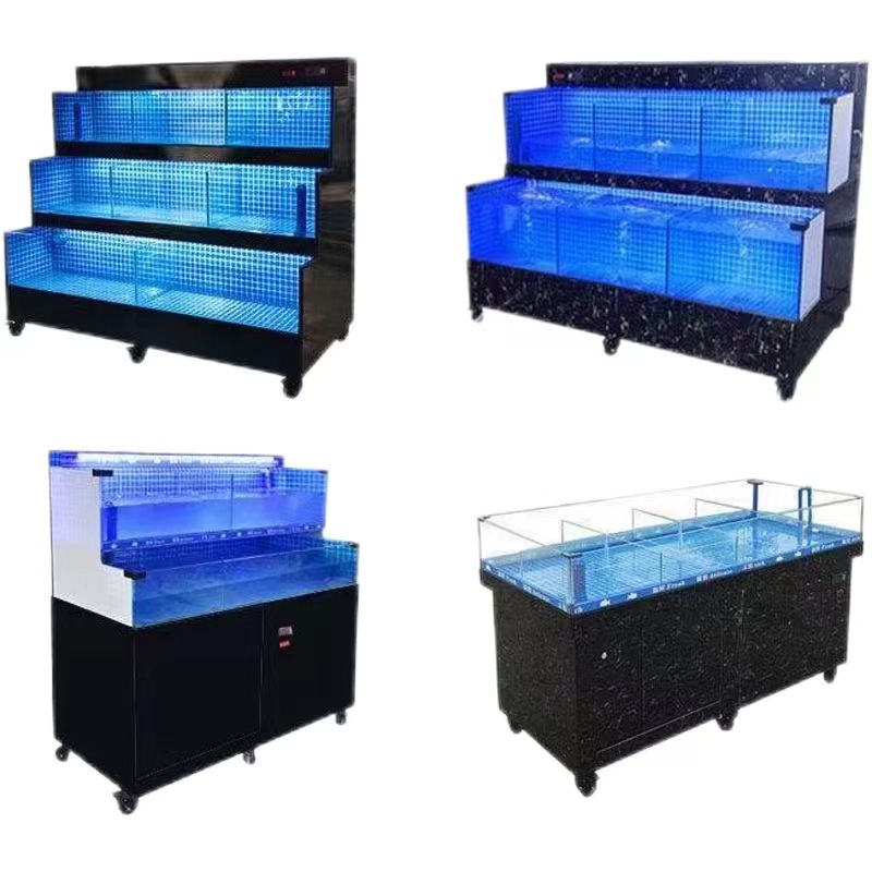 カスタム長方形水槽、スーパーマーケット、ホテル、魚介類市場、 - Aquarium Fish Market のレビューと価格