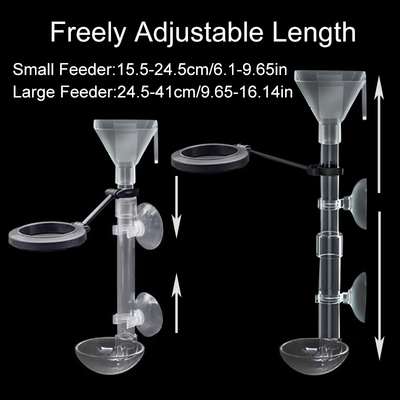 アクリル水槽用フィッシュフィーダー 透明チューブ 伸縮式 多 - Aquarium Fish Eggs のレビューと価格