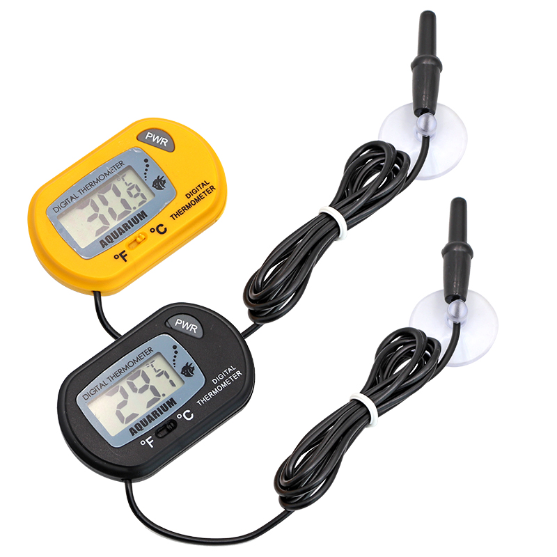 水槽温度計 LCD デジタル水槽温度計 水槽温度検出器 魚警 - Aquarium Thermometer のレビューと価格