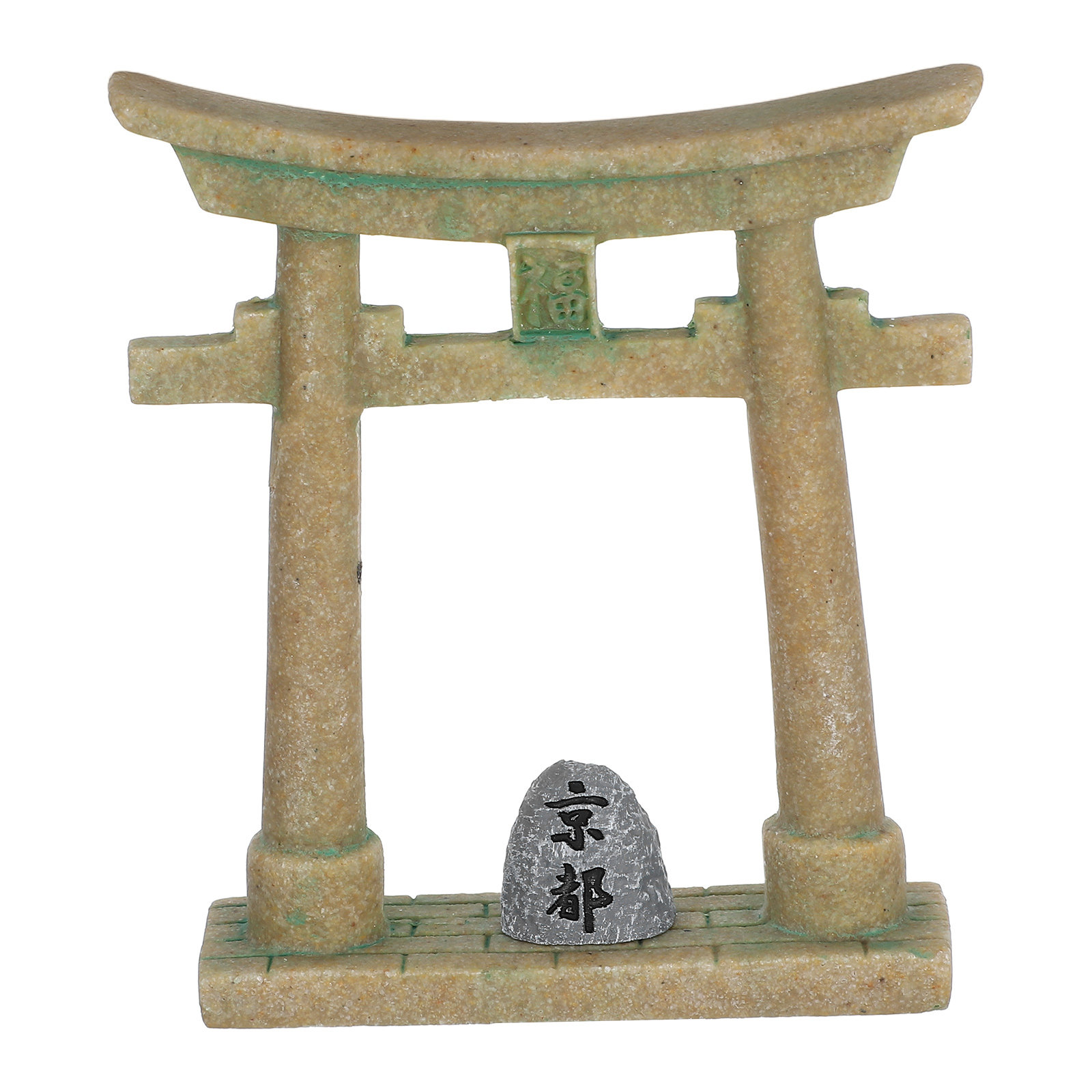 ミニチュアの日本の鳥居、樹脂製ミニチュア神社の門、水槽の装飾 - Aquarium Fish Japanese のレビューと価格