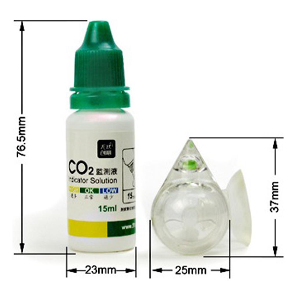 CO2 ドロップチェッカー水槽モニターテスターアクリルガラス - Co2 Diffuser Planted のレビューと価格