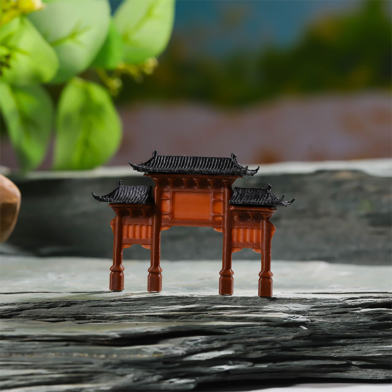 ミニアーチウェイ像古代建物モデル日本の庭の装飾品水槽の装飾品 - Aquarium Fish Japanese のレビューと価格