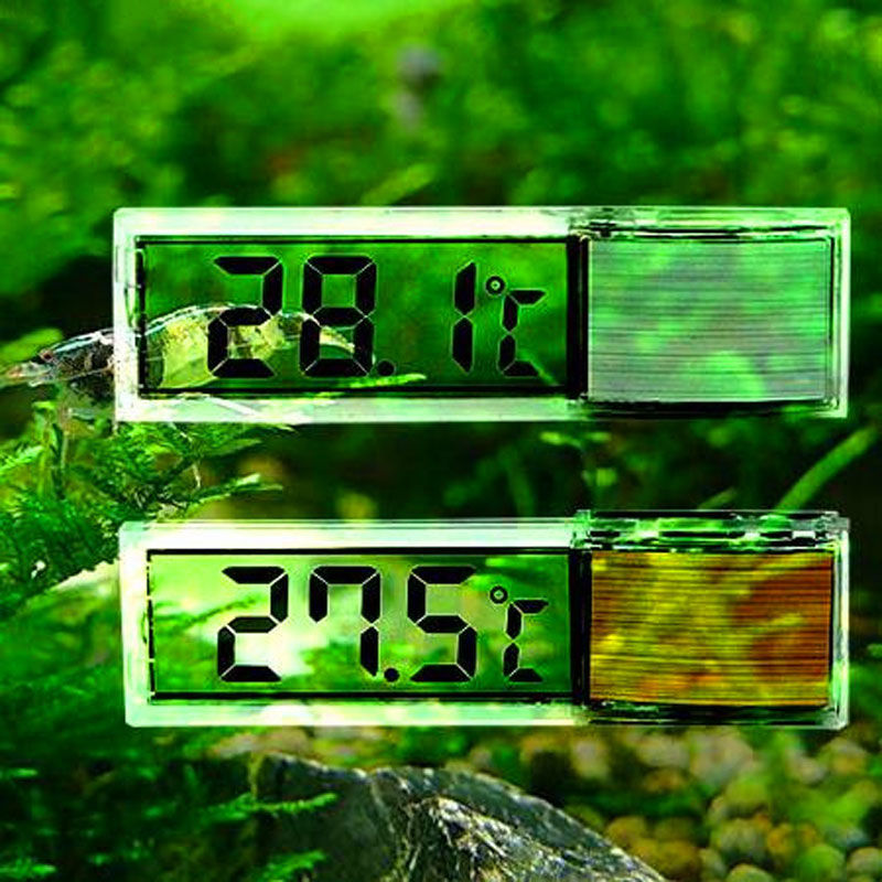 水族館温度計水槽水中ガラス温度計アクセサリー水温測定用防水吸 - Aquarium Thermometer のレビューと価格