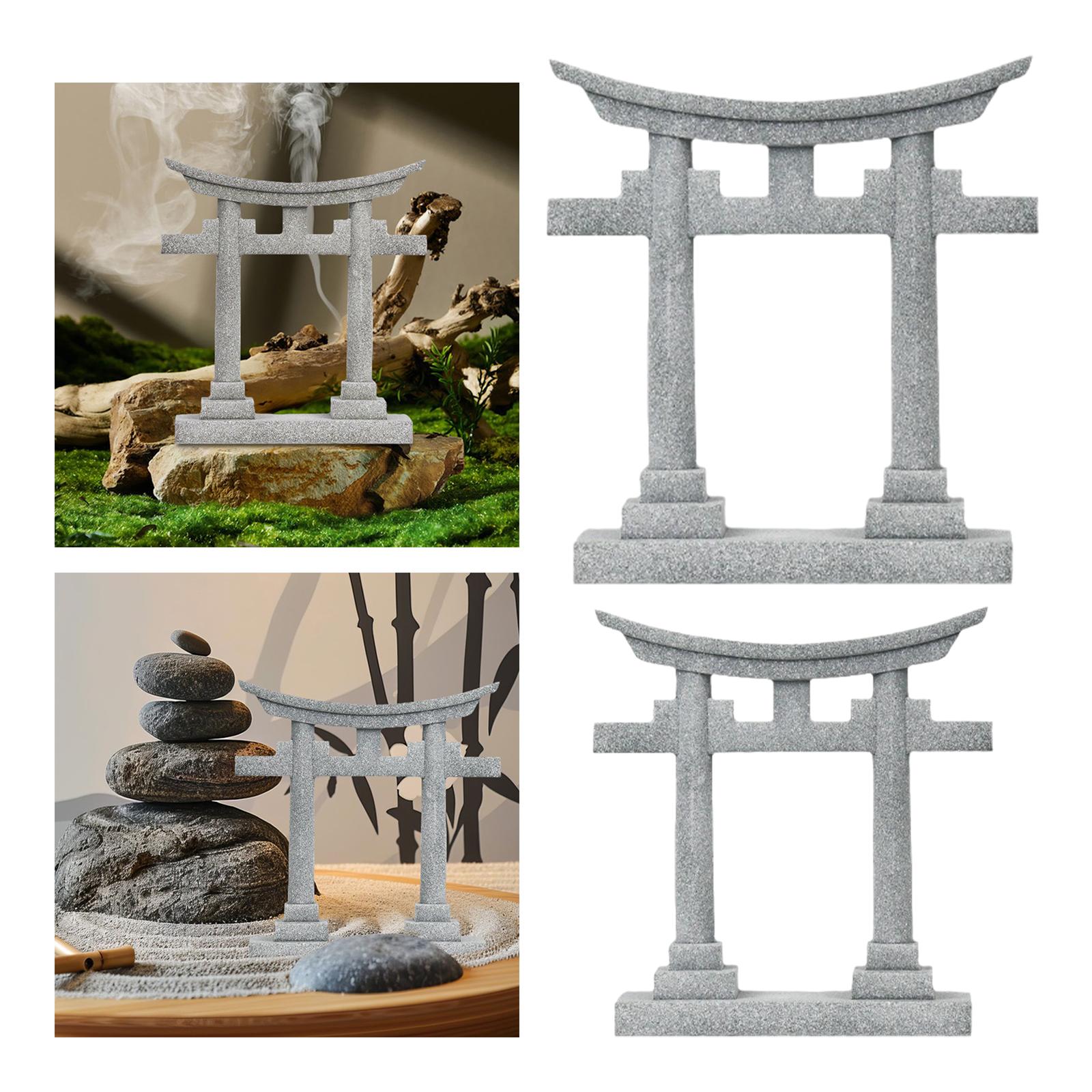 水槽装飾 ミニチュア 日本の鳥居 PVC 風景飾り 隠れ洞窟 - Aquarium Fish Japanese のレビューと価格