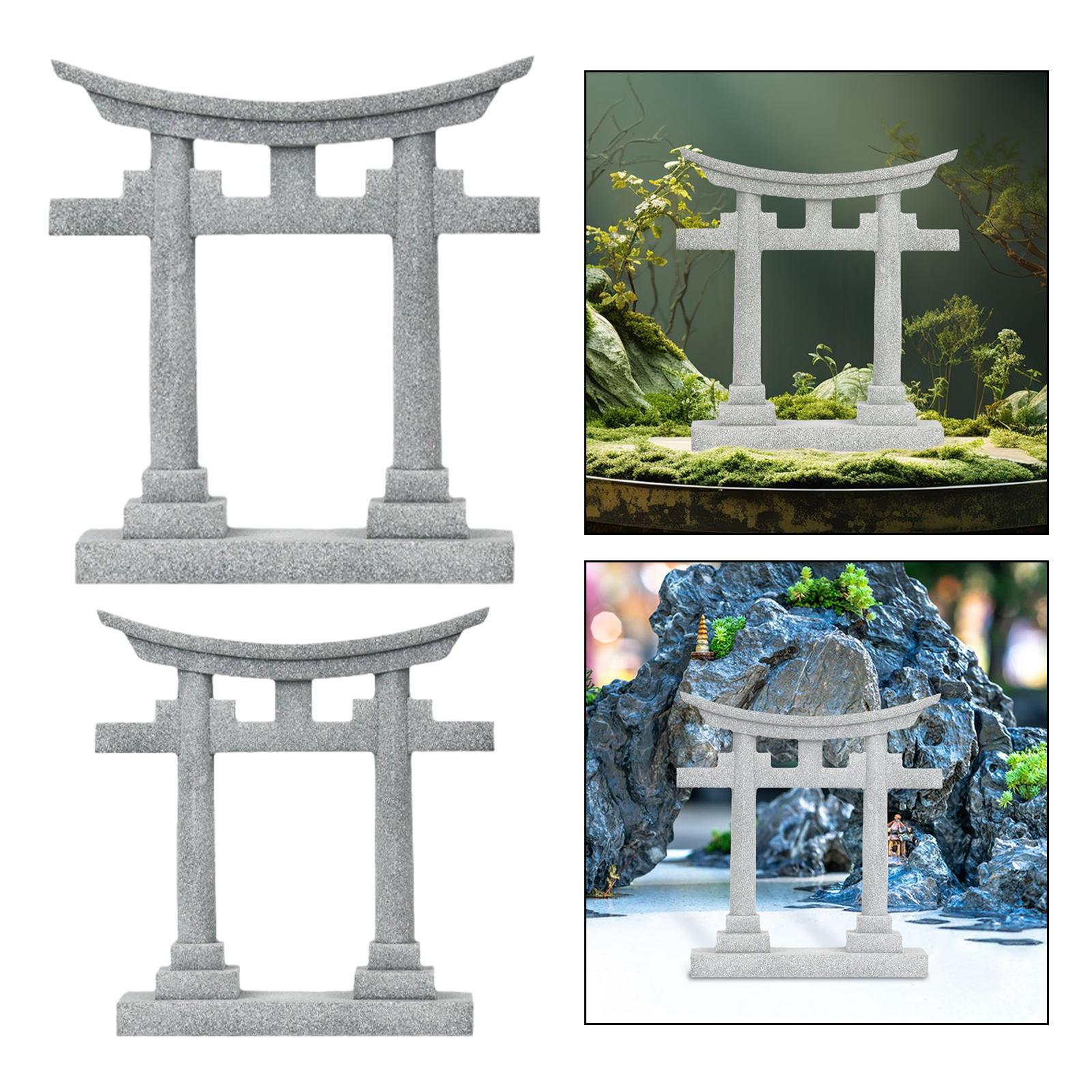 水槽装飾 ミニチュア 日本の鳥居 PVC 風景飾り 隠れ洞窟 - Aquarium Fish Japanese のレビューと価格