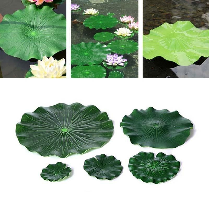 2026年人工水蓮蓮の葉花なし池飾り水槽用浮き蓮の葉庭の魚タ - Aquarium Fish In Pond のレビューと価格