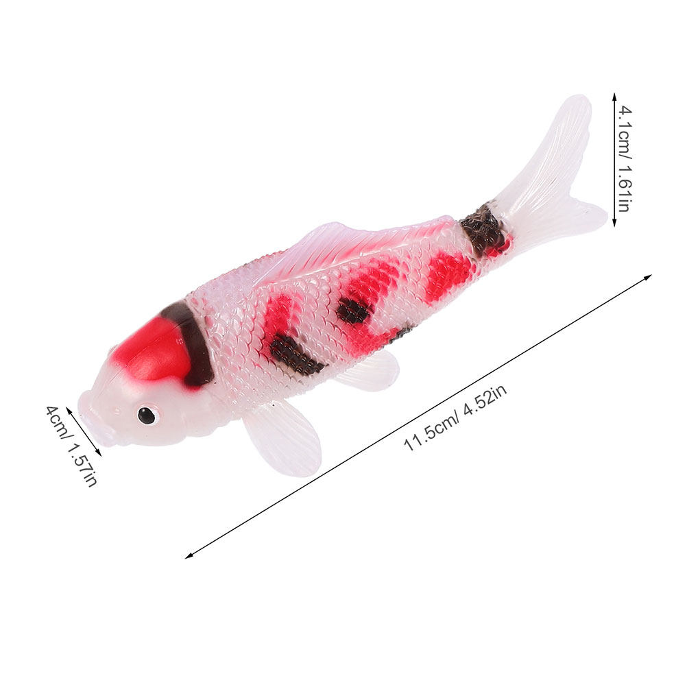 4個入り 鮮やかな鯉の水槽飾り 人工浮き魚飾り 庭の池の噴水 - Aquarium Fish Japanese のレビューと価格