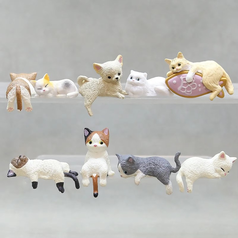 家の装飾用のかわいいPVC猫の絵,ウォーターカップの蓋,コン - Aquarium Fish Real のレビューと価格