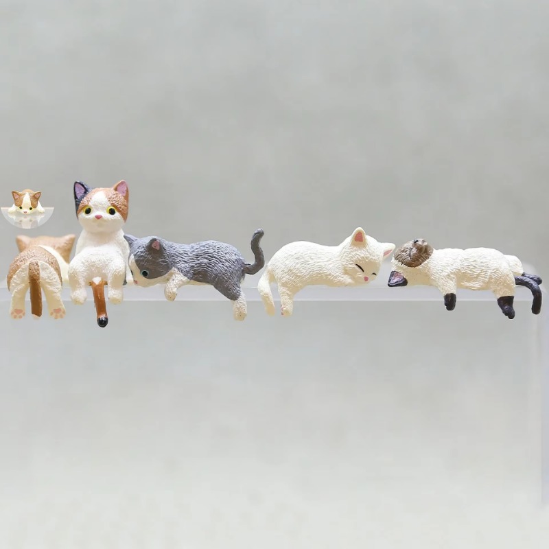 家の装飾用のかわいいPVC猫の絵,ウォーターカップの蓋,コン - Aquarium Fish Real のレビューと価格