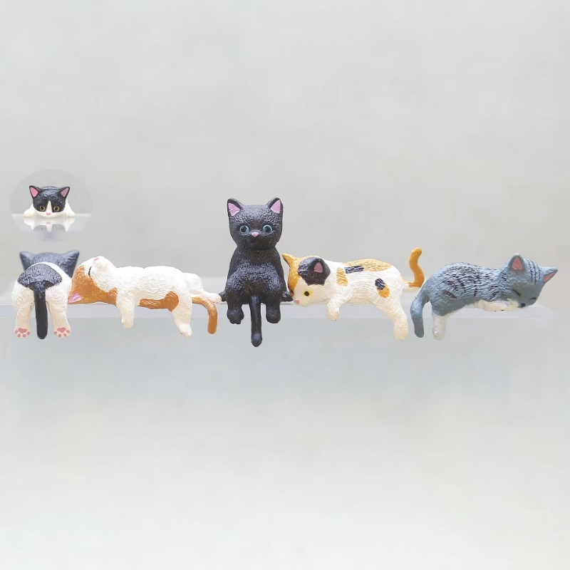 家の装飾用のかわいいPVC猫の絵,ウォーターカップの蓋,コン - Aquarium Fish Real のレビューと価格