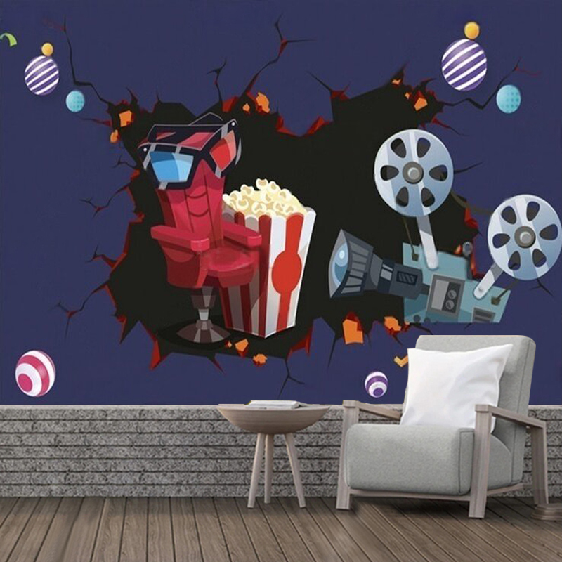 ユニークで新鮮なシネマカメラフィルムコーラポップコーンレトロ - Background Film 3D のレビューと価格