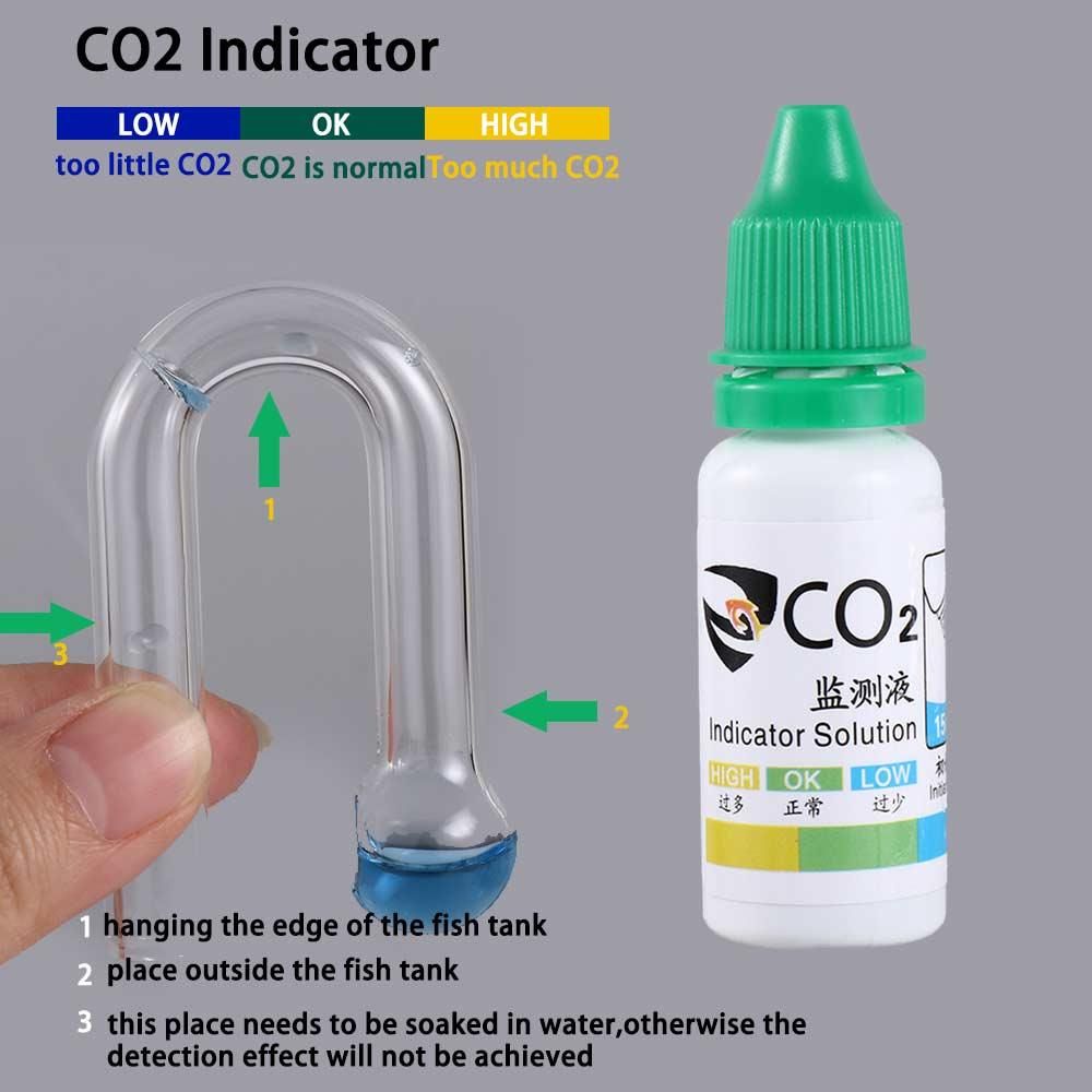 長期水槽テスターモニター水生植物用水族館インジケーターモニタ - Co2 Diffuser Planted のレビューと価格
