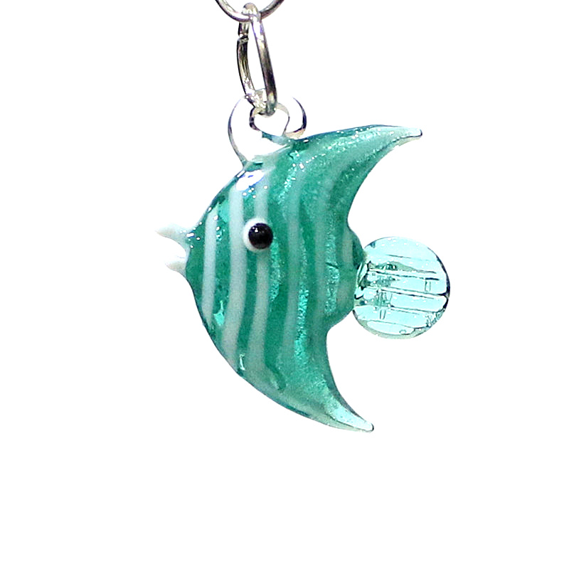 2ピース入りかわいい海鱼魅力ペンダントミニチュアガラス鱼の装 - Aquarium Fish Real のレビューと価格