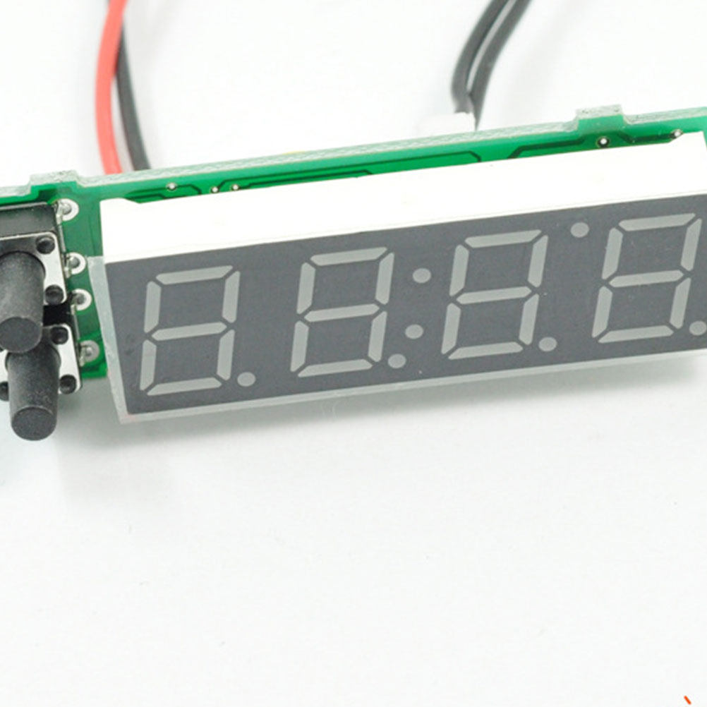 デュアルディスプレイデジタル温度計時計 車のダッシュボード用 - Aquarium Thermometer のレビューと価格