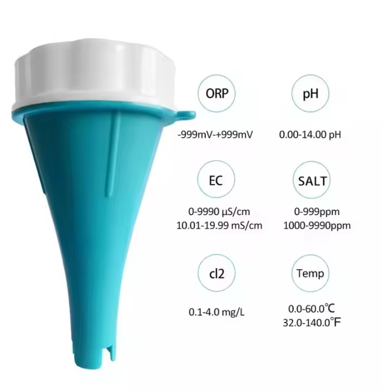 6-in-1スマート水質モニター：EC、PH、ORP、温度、 - Aquarium Fish Usa のレビューと価格