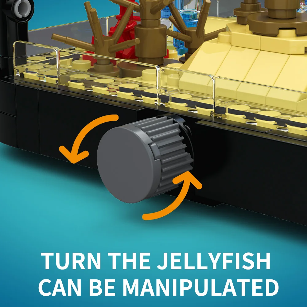 ライト付き水槽ビルディングブロックセット、水槽、海洋カメ、1 - Aquarium Fish Real のレビューと価格