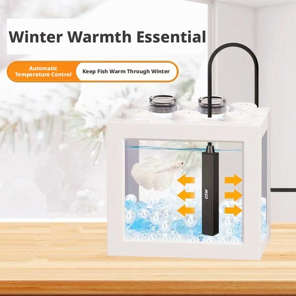 ミニ USB 水族館ヒーター 5V 自動定温加熱ロッド小型水 - Aquarium Fish Real のレビューと価格