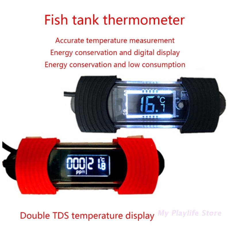 デジタル水族館温度計,水中魚風車体温計,吸盤付き,持ち運びが - Aquarium Thermometer のレビューと価格