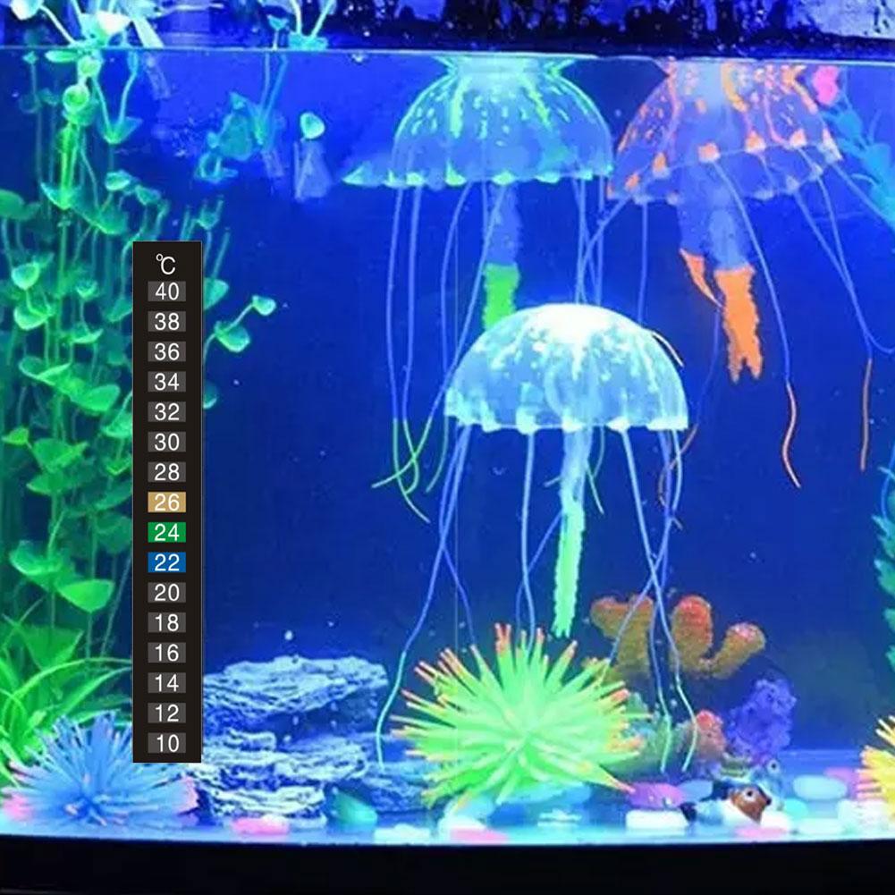 変色温度計 粘着式水槽温度測定 温度測定ツール 魚の温度 水 - Aquarium Thermometer のレビューと価格