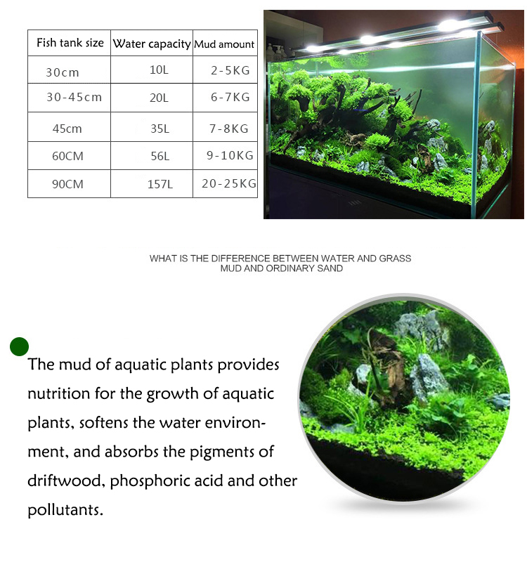 水族館植物の種子,水槽の素材,砂,土壌肥料,魚の手入れ,淡水 - Aquarium Fish Accessories のレビューと価格