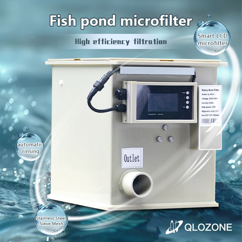 新型デザイン ミニ回転ドラムフィルター 110v 220v  - Aquarium Fish In Pond のレビューと価格