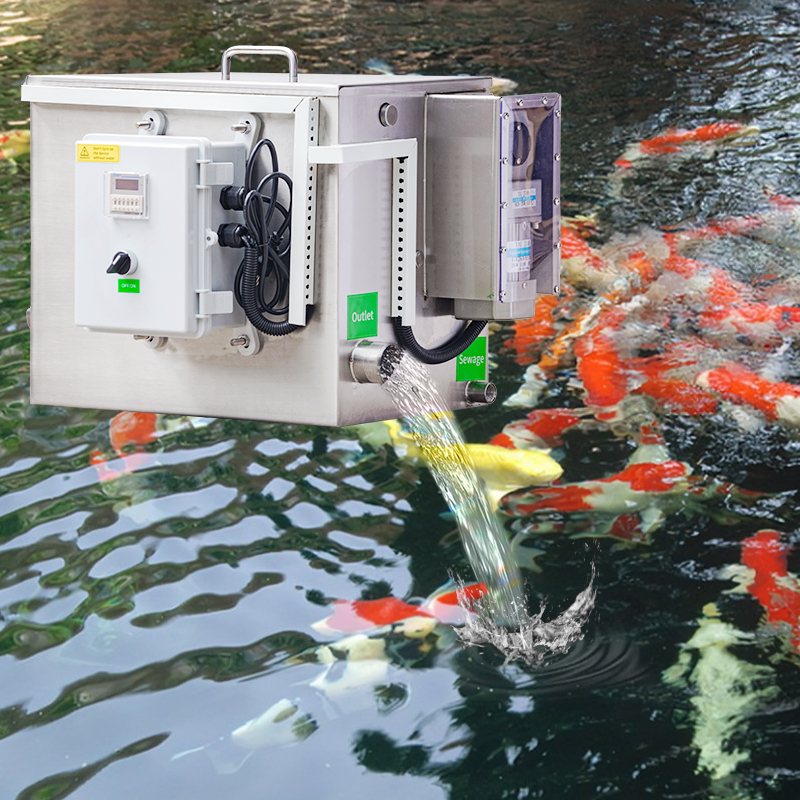 家庭用小型5m³/hドラムフィルター ステンレス製回転ドラム - Aquarium Fish In Pond のレビューと価格