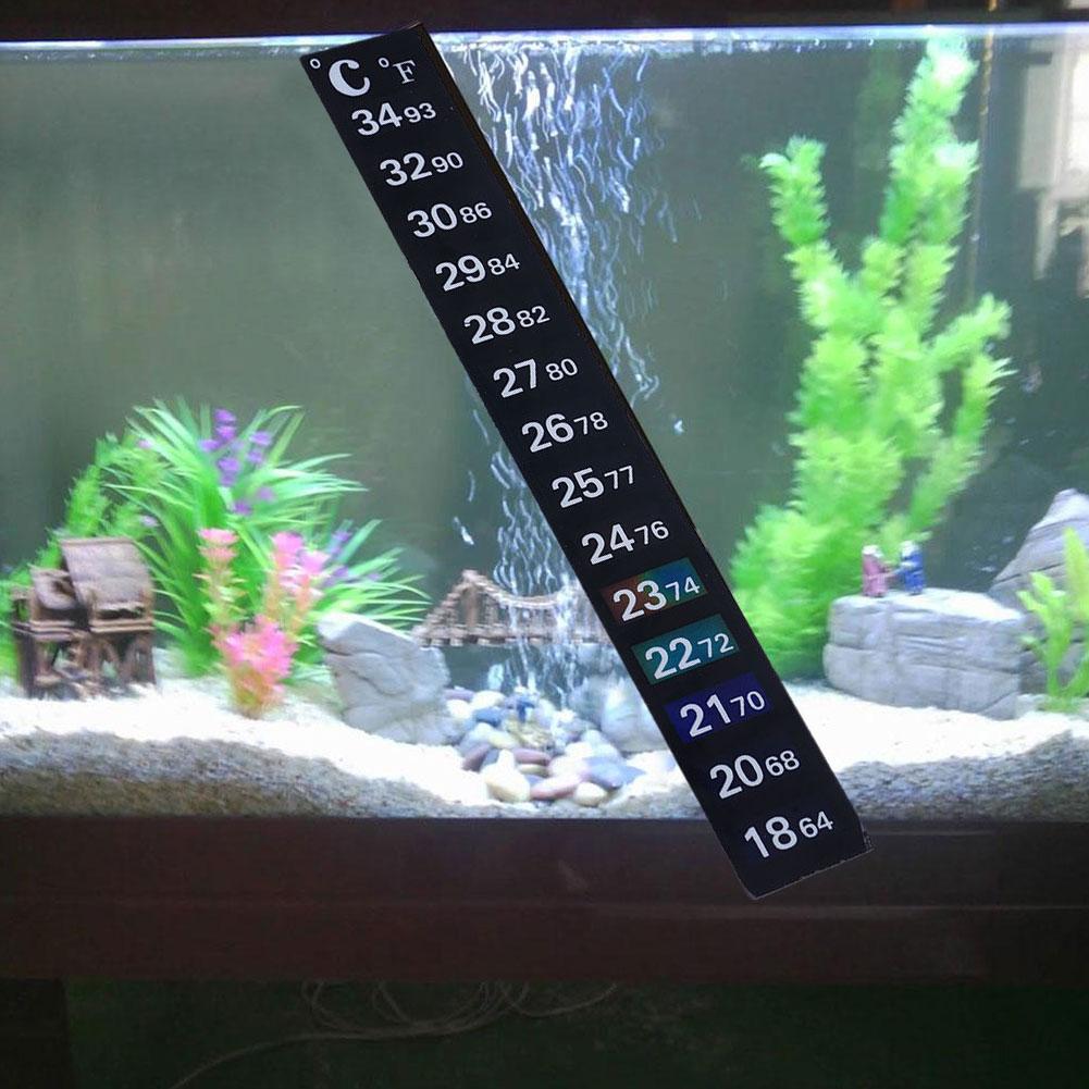 デジタル水族館ホームスティックオン温度計水槽ストリップデュア - Aquarium Thermometer のレビューと価格