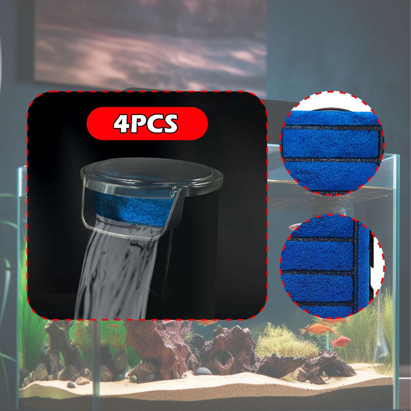 4 個のタンクフィルターカートリッジ取り付けが簡単なアクセサ - Aquarium Fish Accessories のレビューと価格